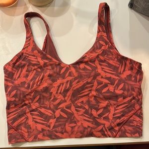 Lululemon aligned cropped tank